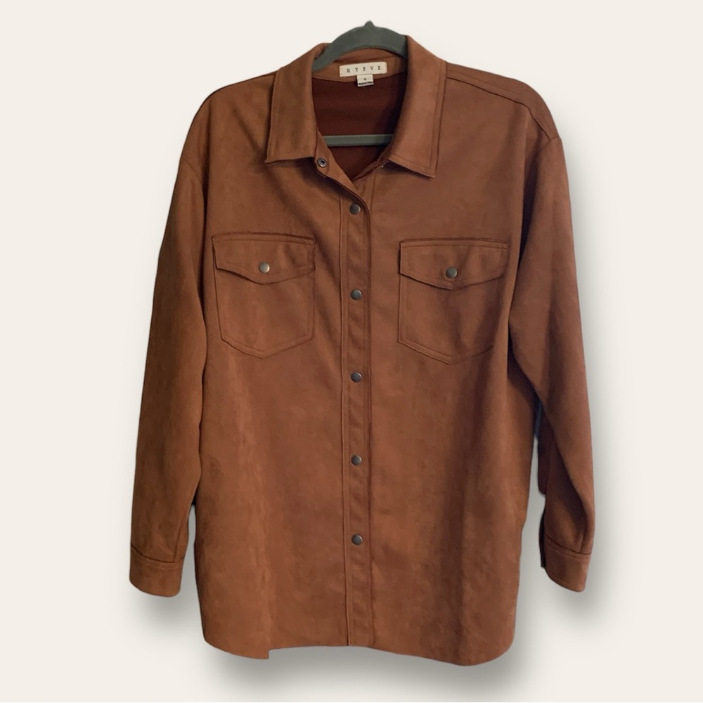 HYFVE Suede Shacket
